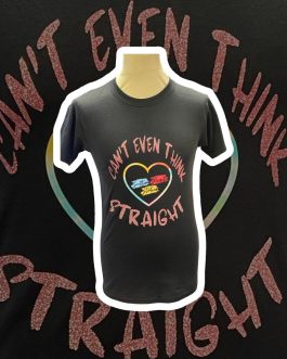 Black Straight Heart Shirt