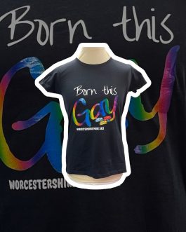 Black Colorful Born this gay t shirt